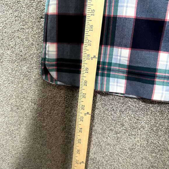 Talbots Skirt Women 12P Plaid Pockets Side Zip Above Knee - Picture 4 of 7